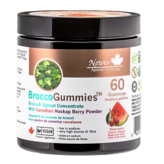 Newco BroccoGummies™ 西瓜樱桃软糖 60 粒 | 无与伦比的价格，每日特价 | VITASHOP