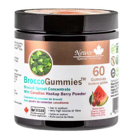 Newco BroccoGummies™ Watermelon Cherry 60 Gummies | Unbeatable Prices, Daily Deals | VITASHOP