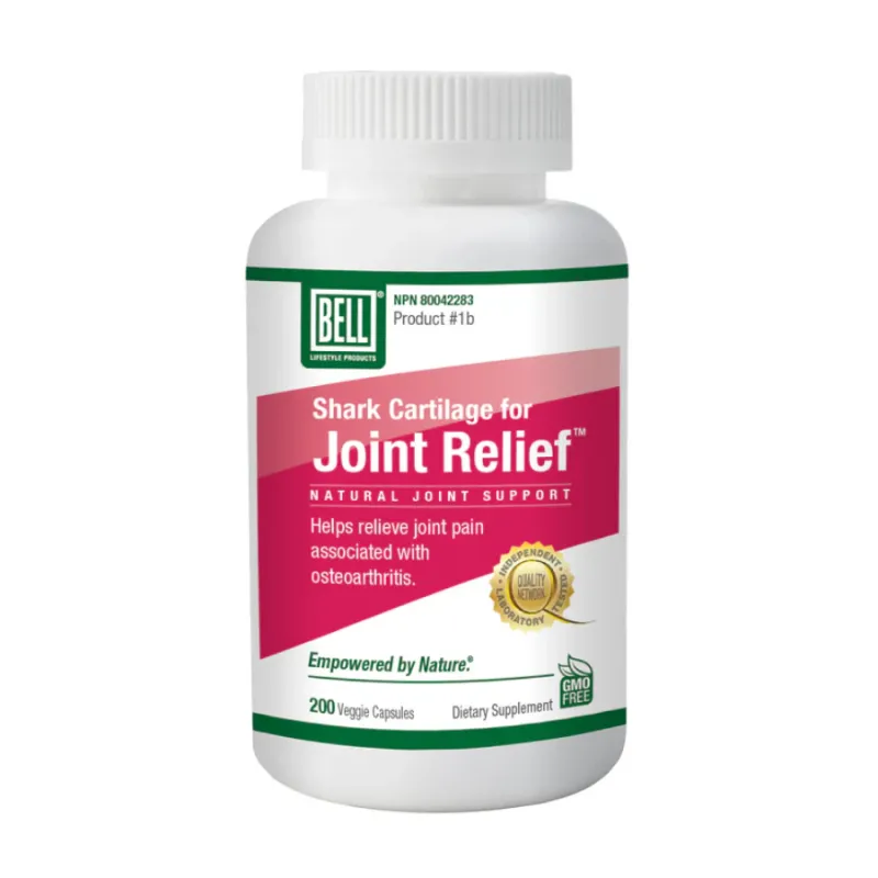Bell Lifestyle Cartilage de Requin pour le Soulagement des Articulations 200 Gélules | Prix imbattables, offres du jour | VITASH