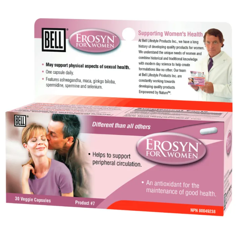Bell Lifestyle Erosyn pour Femmes 30 Gélules | Prix imbattables, Offres quotidiennes | VITASHOP