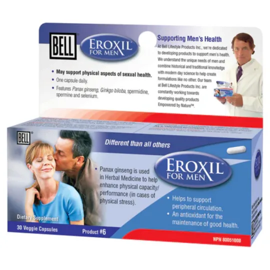 Bell Lifestyle Eroxil for Men 30 Capsules | Unbeatable Prices, Daily Deals | VITASHOP