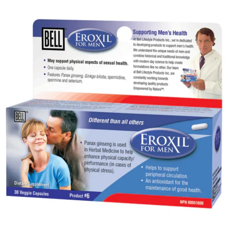 Bell Lifestyle 남성용 Eroxil 30캡슐 | 뛰어난 가격, 일일 특가 | VITASHOP