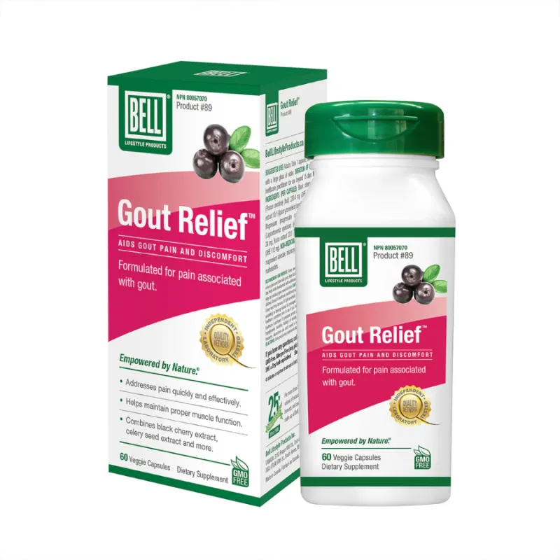 Bell Lifestyle Gout Relief 60 Capsules | Unbeatable Prices, Daily Deals | VITASHOP