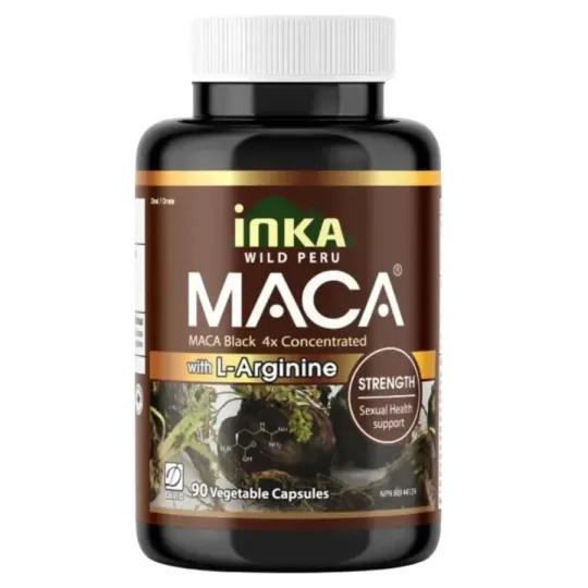 Inka Maca with L-Arginine 90 Vegetable Capsules