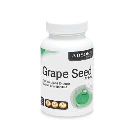 Absorb Science Grape Seed Ext. 475 mg (80% OPC) 60 Vegi Capsules | Unbeatable Prices, Daily Deals | VITASHOP