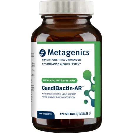 Metagenics CandiBactin-AR 120 Gélules Molles | Prix Imbattables, Offres Quotidiennes | VITASHOP