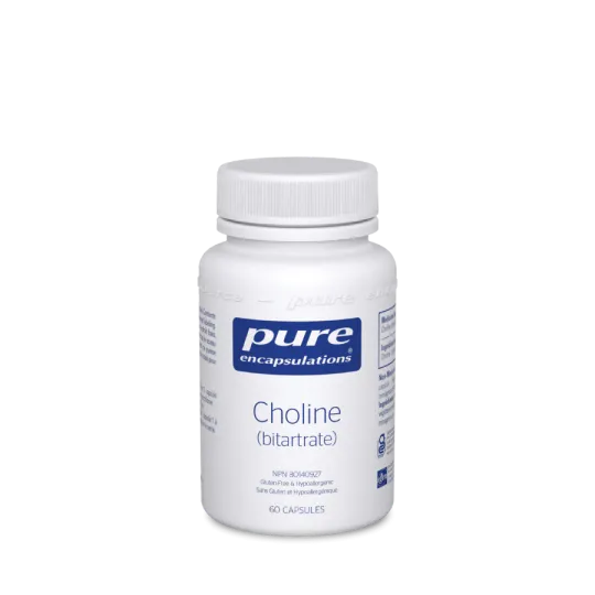 Pure Encapsulations Choline (bitartrate) 60 Gélules | Prix imbattables, offres quotidiennes | VITASHOP