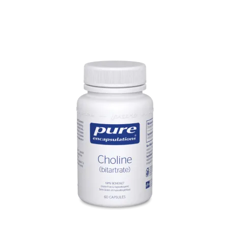 Pure Encapsulations Choline (bitartrate) 60 Gélules | Prix imbattables, offres quotidiennes | VITASHOP