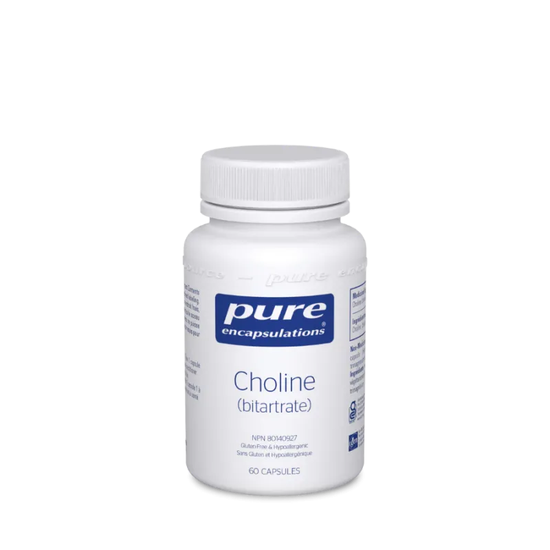 Pure Encapsulations 콜린 (비타르트레이트) 60캡슐 | 뛰어난 가격, 일일 특가 | VITASHOP