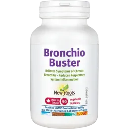 New Roots Bronchio Buster 90粒植物胶囊 | 无与伦比的价格，每日优惠 | VITASHOP