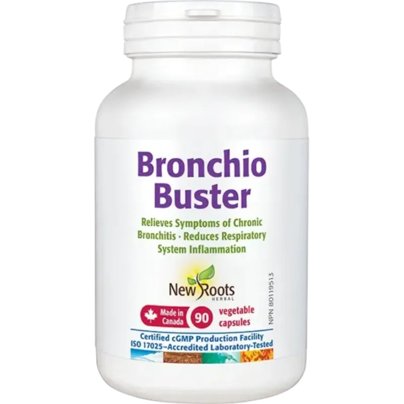 New Roots Bronchio Buster 90 Vegetable Capsules | Unbeatable Prices, Daily Deals | VITASHOP
