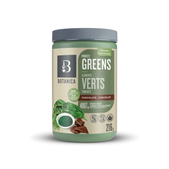Botanica Perfect Greens, Chocolate 216 g | Unbeatable Prices, Daily Deals | VITASHOP