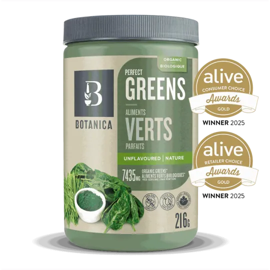 Botanica Perfect Greens, Sans Saveur 216 g | Prix imbattables, offres quotidiennes | VITASHOP