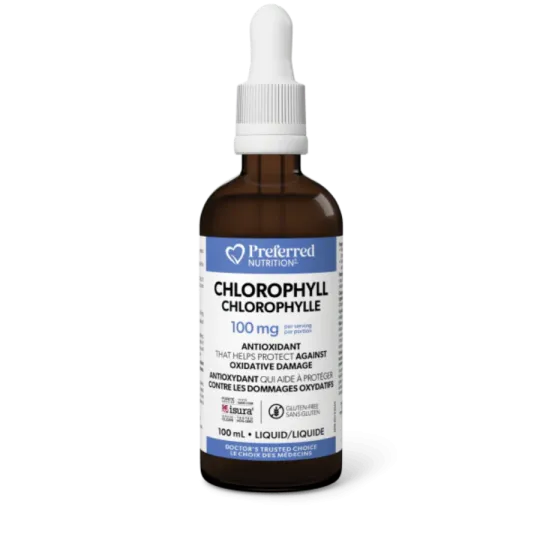Preferred Nutrition Chlorophylle 100 mg 100 mL | Prix imbattables, offres quotidiennes | VITASHOP