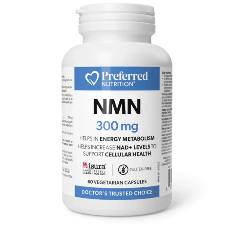 Preferred Nutrition NMN 300 mg 60 Gélules Végétales | Prix imbattables, offres quotidiennes | VITASHOP