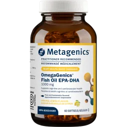Metagenics OmegaGenics Huile de Poisson EPA-DHA 1000 mg 60 Gélules | Prix Imbattables, Offres Quotidiennes | VITASHOP
