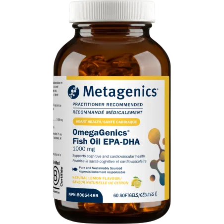 Metagenics OmegaGenics Fish Oil EPA-DHA 1000 mg 60 Softgels | Unbeatable Prices, Daily Deals | VITASHOP
