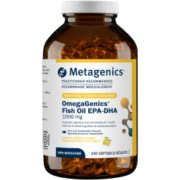 Metagenics OmegaGenics 피쉬 오일 EPA-DHA 1000 mg 240 소프트젤 | 최고의 가격, 일일 특가 | 비타샵