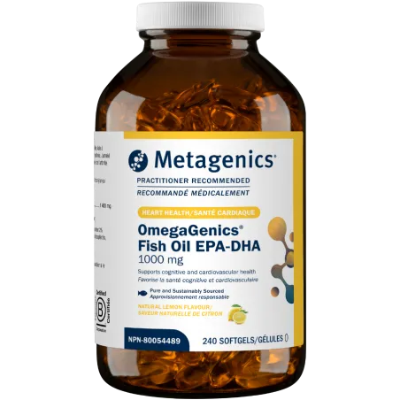 Metagenics OmegaGenics Fish Oil EPA-DHA 1000 mg 240 Softgels | Unbeatable Prices, Daily Deals | VITASHOP