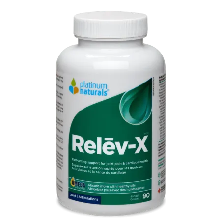 Platinum Naturals Relēv-X® 90 Capsules Molles | Prix imbattables, offres quotidiennes | VITASHOP