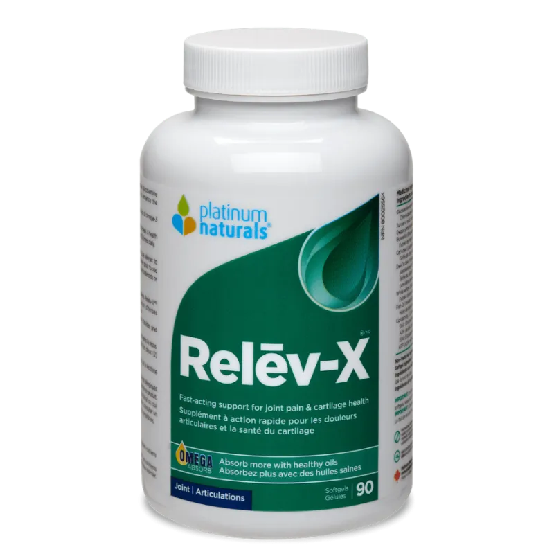 Platinum Naturals Relēv-X® 90 Softgels | Unbeatable Prices, Daily Deals | VITASHOP