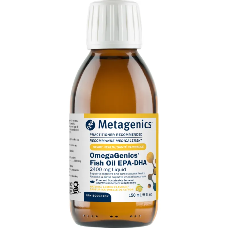 Metagenics OmegaGenics Fish Oil EPA-DHA 2400 mg 150 mL | Unbeatable Prices, Daily Deals | VITASHOP