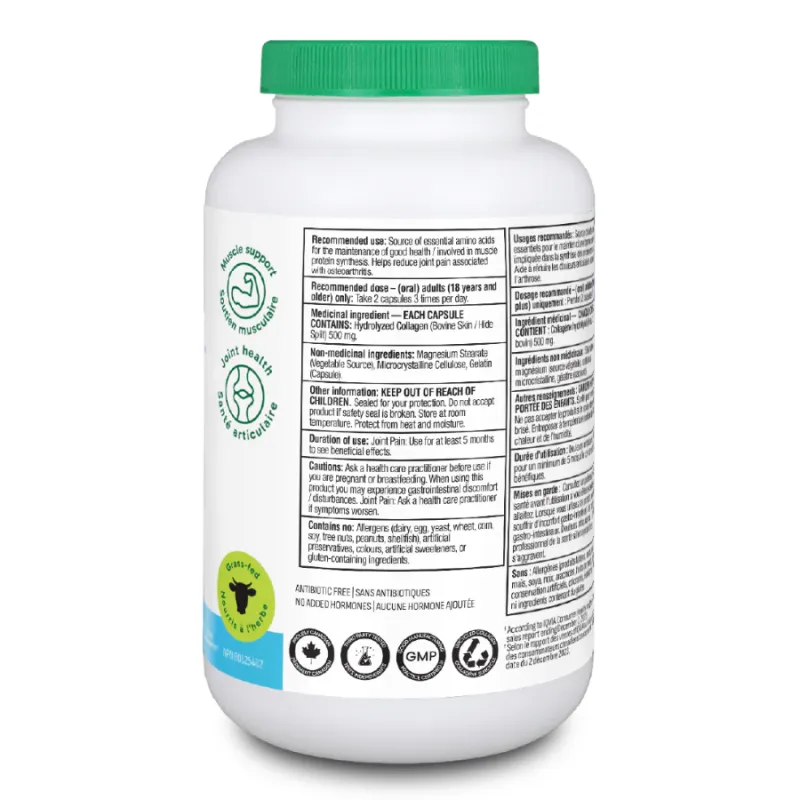 Organika Enhanced Collagen Protein 500mg 240Capsules | Unbeatable Prices, Daily Deals | VITASHOP