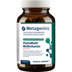 Metagenics PhytoMulti Multivitamines avec Fer 60 Comprimés | Prix Imbattables, Offres Quotidiennes | VITASHOP