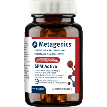 Metagenics SPM Active 60 Capsules Molles | Prix Imbattables, Offres Quotidiennes | VITASHOP