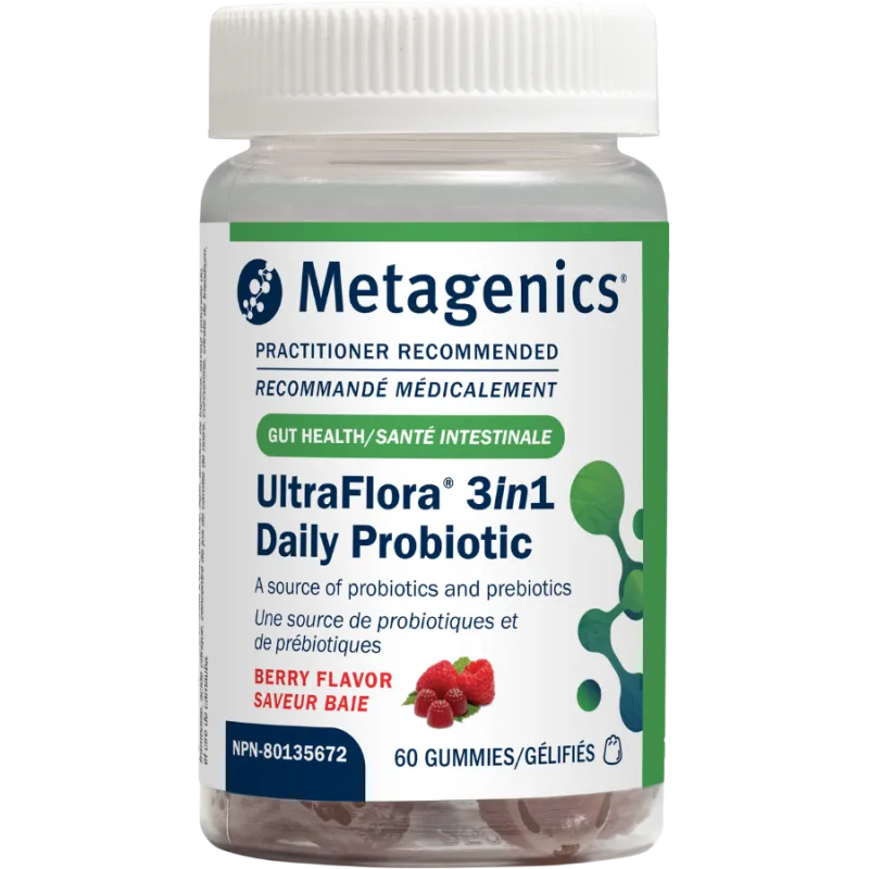 Metagenics UltraFlora 3合1每日益生菌 60粒软糖 | 无与伦比的价格，每日优惠 | VITASHOP