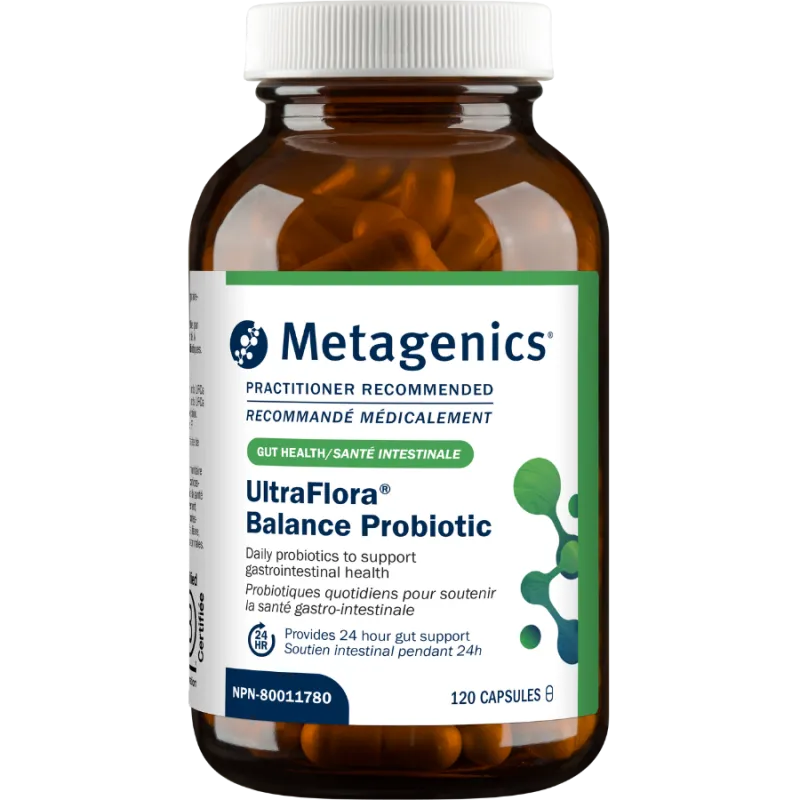 Metagenics UltraFlora Balance Probiotic 120 Capsules | Unbeatable Prices, Daily Deals | VITASHOP