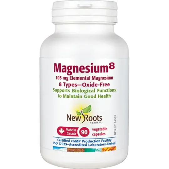 New Roots Magnesium 8 90 Veg Capsules | Unbeatable Prices, Daily Deals | VITASHOP