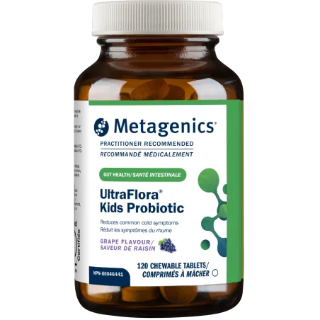 Metagenics UltraFlora Kids Probiotic 120 Chew Tabs | Unbeatable Prices, Daily Deals | VITASHOP