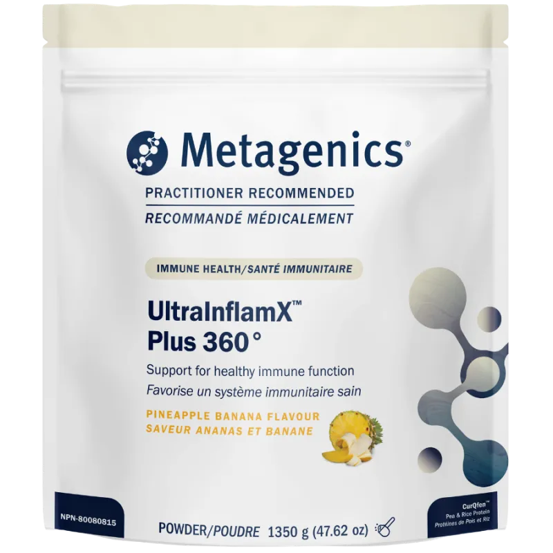 Metagenics UltraInflamX Plus 360 Ananas Banane 1350 g | Prix imbattables, Offres quotidiennes | VITASHOP