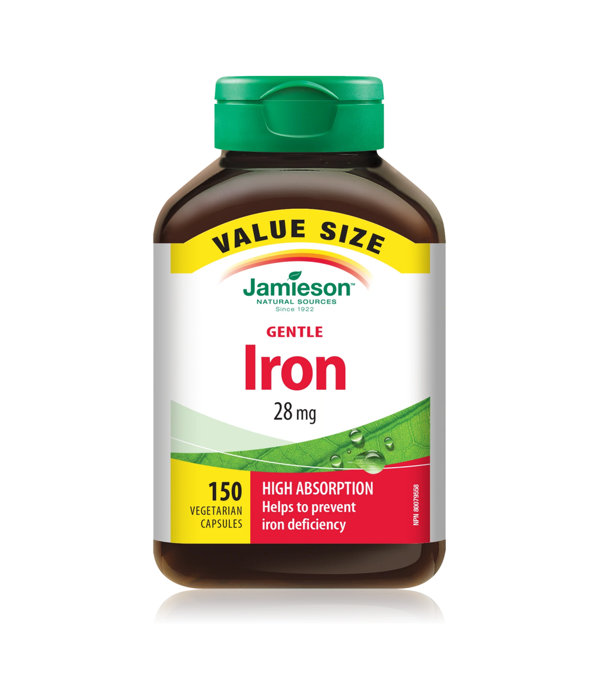 Gentle Iron 28 mg Value Pack 150 Capsules | Safest & Easiest Shopping Vitamins Online | VITASHOP