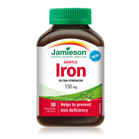 Gentle Iron Ultra Strength 150 mg 30 Capsules | Safest & Easiest Shopping Vitamins Online | VITASHOP