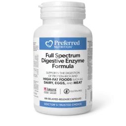 Preferred Nutrition Full Spectrum Digestive Enzyme Formula 60 Delayed Release Caps | Unbeatable Prices, Daily Deals | VITASHOP
