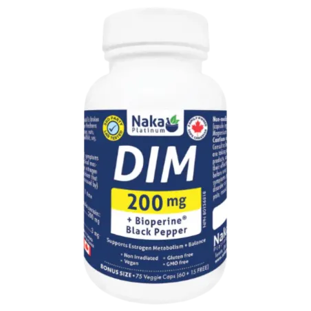 Naka Platinum DIM + Bioperine Black Pepper 200mg 75 Veggie Caps | Unbeatable Prices, Daily Deals | VITASHOP