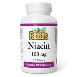 Vitamine B3 100 mg, 90 comprimés | Safest & Easiest Shopping Vitamins Online | VITASHOP