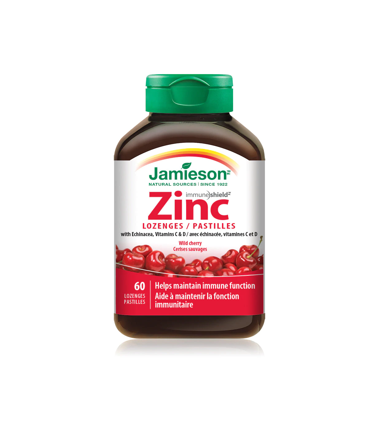 Jamieson Zinc Lozenges Wild Cherry 60 Lozenges | 每天不同折扣, 全网最低价格 | 种类齐全的保健品店铺 VITASHOP, 只有你想不到, 没有你买不到 !