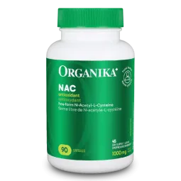 Organika Nac (N-Acetyl-L-Cysteine) 180 Capsules | Unbeatable Prices, Daily Deals | VITASHOP