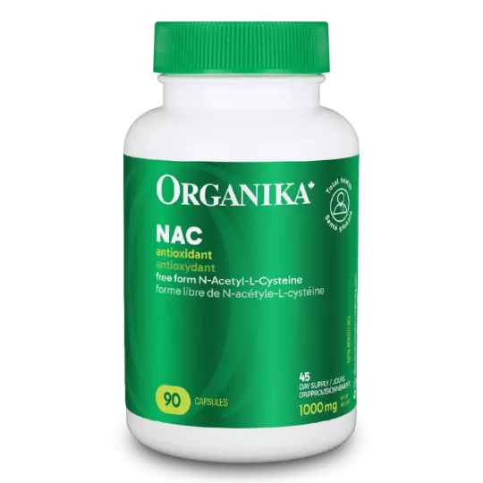 Organika Nac (N-Acetyl-L-Cysteine) 180 Capsules | Unbeatable Prices, Daily Deals | VITASHOP