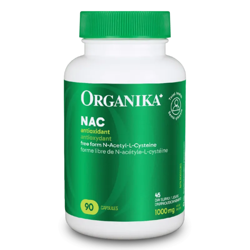 Organika Nac (N-Acetyl-L-Cysteine) 180 Capsules | Unbeatable Prices, Daily Deals | VITASHOP