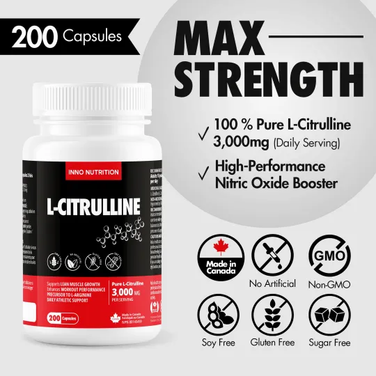 L-citrulline 750 mg 200 Capsules