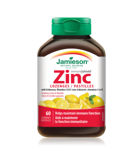 Jamieson Zinc Lozenges wVit. C + D Lemon 60 Lozenges | Unbeatable Prices, Daily Deals | VITASHOP
