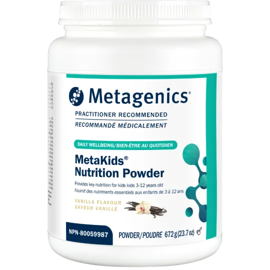 Poudre MetaKids Poudre Nutritionnelle Vanille 672 g | Prix Imbattables, Offres Quotidiennes | VITASHOP