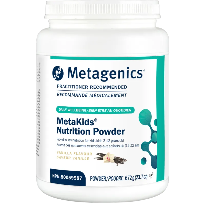 Poudre MetaKids Poudre Nutritionnelle Vanille 672 g | Prix Imbattables, Offres Quotidiennes | VITASHOP