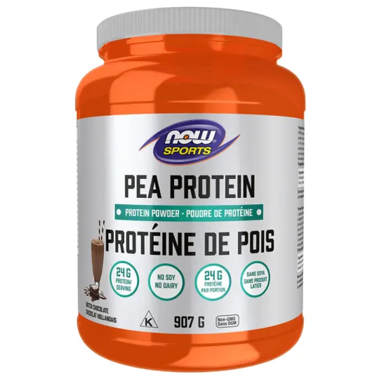 NOW Foods Pea Protein Dutch Chocolate, 907 g | 每天不同折扣, 全网最低价格 | 种类齐全的保健品店铺 VITASHOP, 只有你想不到, 没有你买不到 !