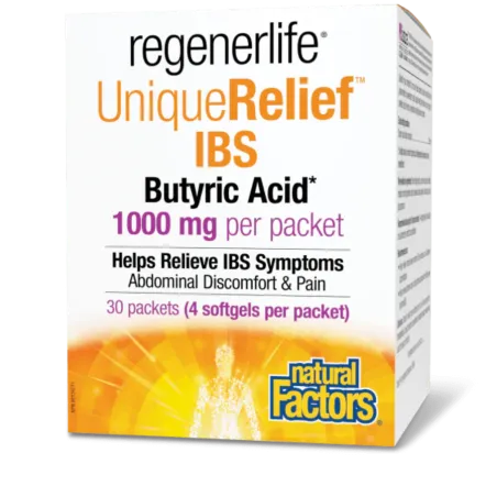 Natural Factors Regenerlife 유니크릴리프 IBS 부티르산 1000 mg | 뛰어난 가격, 매일 할인 | VITASHOP