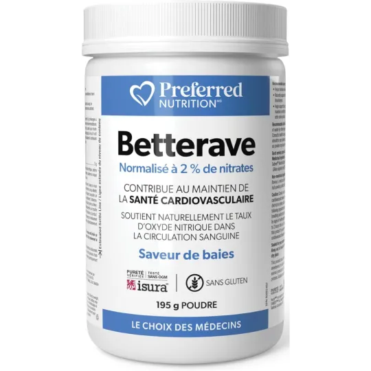 Preferred Nutrition Poudre de Betterave Saveur Baie 195 g | Prix imbattables, Offres quotidiennes | VITASHOP